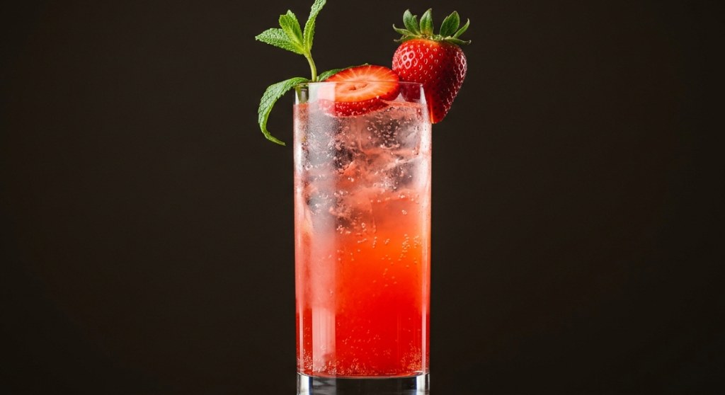 Sour Strawberry Highball