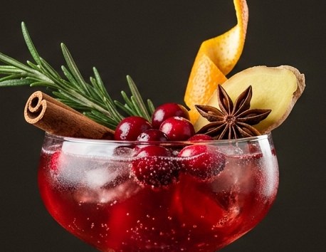 Spiced Cranberry-Orange Punch